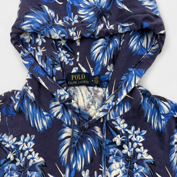 Polo Sport Ralph Lauren Tropical Hawaiian Light Hooded Sweatshirt Hoodie Men's M - Picture 5 of 10